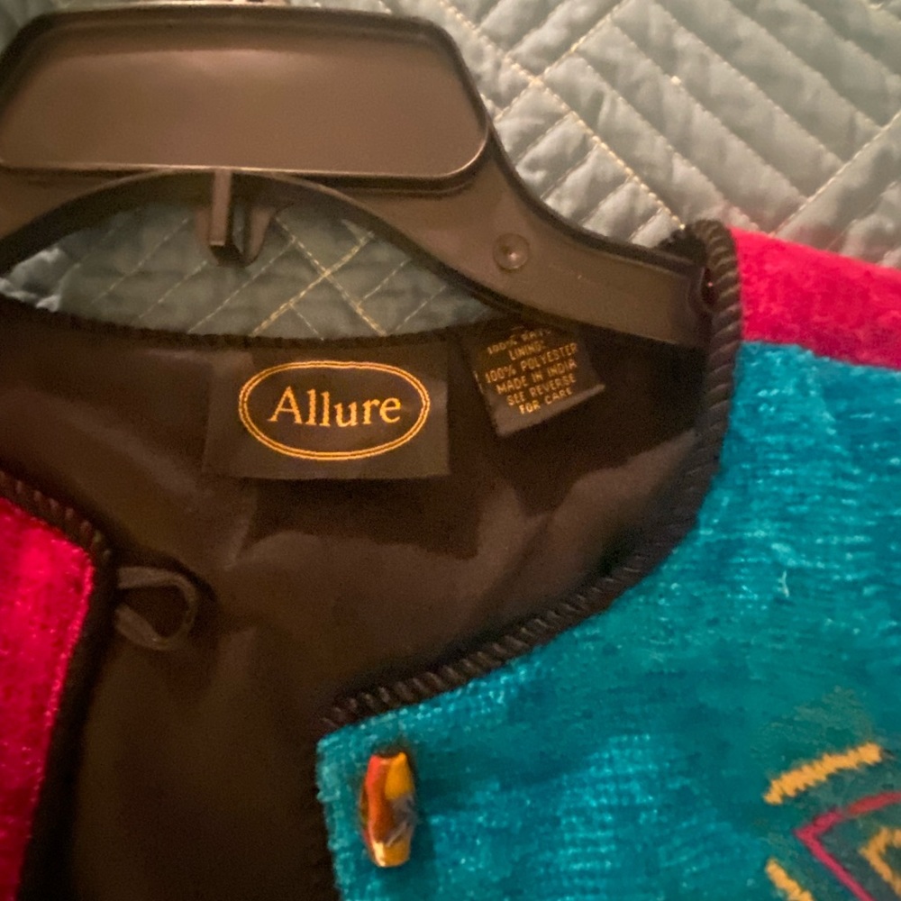 Vintage Allure Patchwork Jacket Blazer Multicolor - image 3